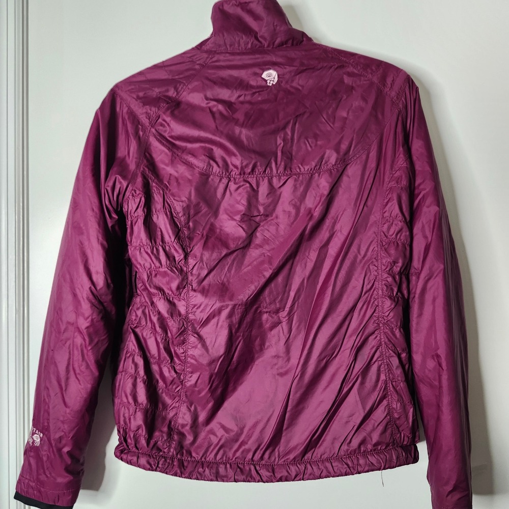 Mountain Hardwear Womens Full Zip Fleece Lined Jacket Berry Purple - Picture 9 of 16
